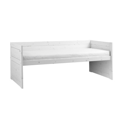 Lifetime bunk bed with Deluxe Slatted Frame Whitewash