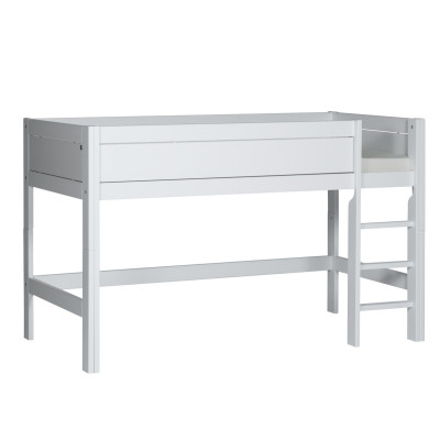 Lifetime Half-height bed with rolling floor white