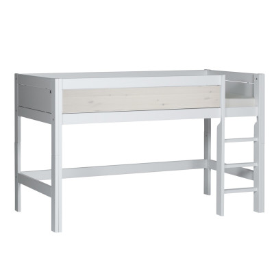 Lifetime Half-height bed with rolling floor white