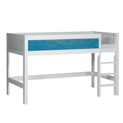 Lifetime Half-height bed with rolling floor white