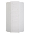 Lifetime corner cabinet with revolving door whitewash