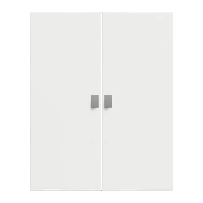 Lifetime Large Door Set pour étagère laquée blanche