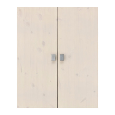 LifeTime large door set for shelf whitewash