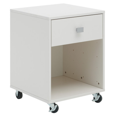 Lifetime 1 Set Drawers for 155 White Lacquered