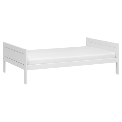 Lifetime bed 120x200, without back with deluxe slatted frame white