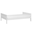 Lifetime bed 120x200, without back with deluxe slatted frame white