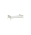 Letto Lifetime 120x200, senza schienale con cornice a doghe deluxe imbiancata