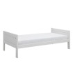 Lifetime Lit 90x200 cm, sans dos, avec sommier Luxe, blanc