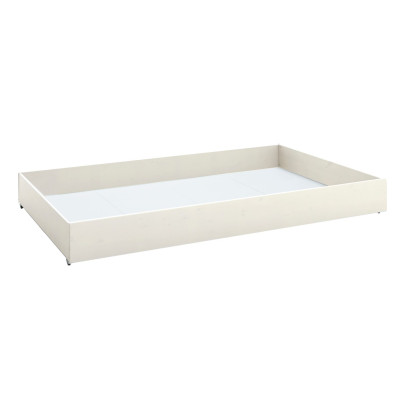 Grande boîte de lit Lifetime pour lit 120 X 200 cm blanc