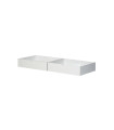 Manis-h 2 drawers for 90 x 200 cm bedding Snow white