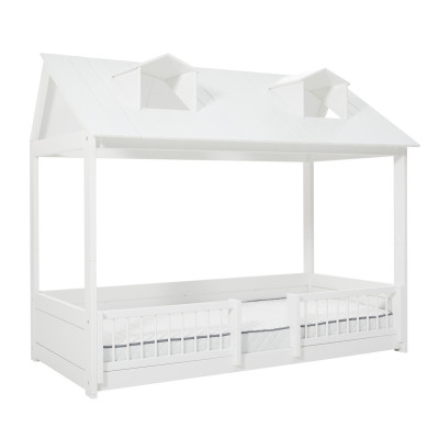 Lifetime 2 in 1 Bed Beachhouse with Deluxe Slatted Frame white