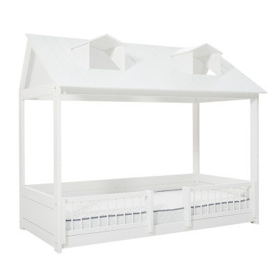 Lifetime Lit 2 en 1 Beach house avec sommier Luxe, blanc