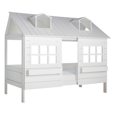 Lifetime Kidsrooms Base Cabina Letto Lake House 2 con Struttura a Doghe Deluxe bianco