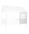 Lifetime cabin panel "Lake House" 100cm white