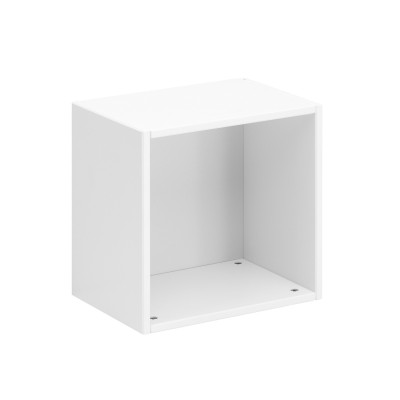 Lifetime box for rolls or as wall shelf White lacquered