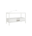 Lifetime 4 in 1 Bett mit Himmeldach mit Rollboden white