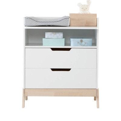 Lifetime changing table with 2 drawers
