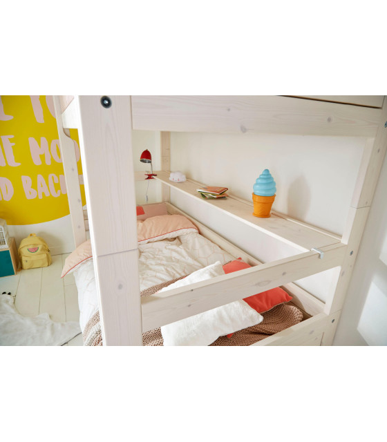 Lifetime Etagenbett BUNK BED 90x200, inkl Leiter, Bücherbord