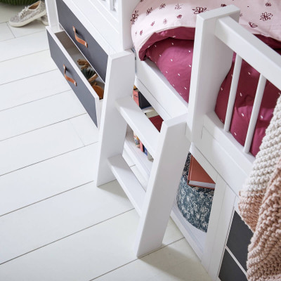 Lifetime small ladder for bunk bed white