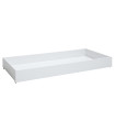 Grand tiroir de lit Lifetime pour lit de base en blanc