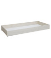 Lifetime large bed drawer for basic bed in whitewash