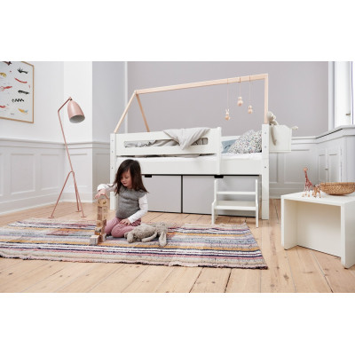 Manis-h cot NANNA with 3 drawers 90 x 200 cm Snow white