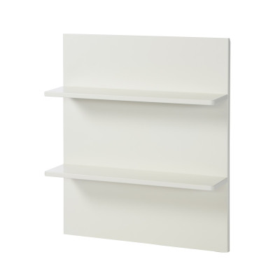 Manis-h corner shelf with 2 floors Snow white