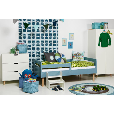 Manis-h Kinderbett ATHENE 90 x 200 cm Snow white