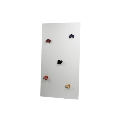 Manis-h climbing wall for half-height bed snow white