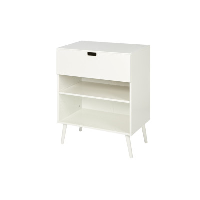 Manis-h wrapping attachment and chests of drawers Snow white