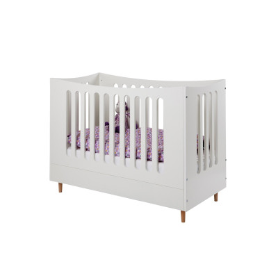 Manis-h Babybett mit offenem Giebel snow white