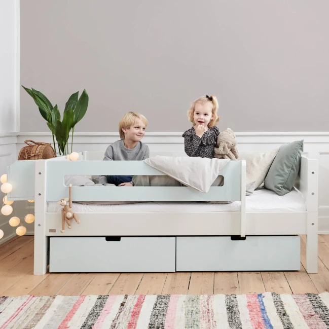 lettino Manis-h MIMER 90 x 200 cm Bianco neve