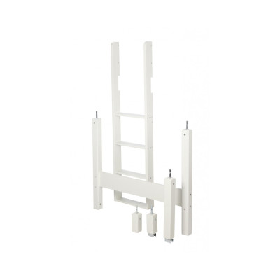 Manis-h posts and ladder for medium-height combi bed GLEN Snow white