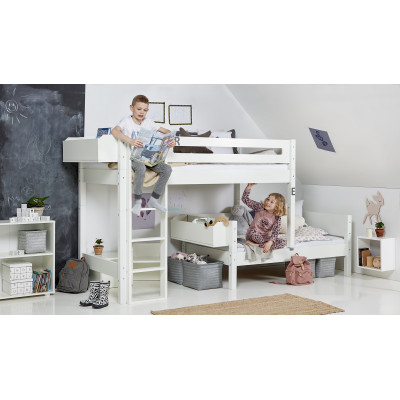 Manis-h cot GLEN 90 x 200 cm Snow white