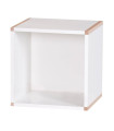 Manis-h small shelf in 2 pegs selectable Snow white