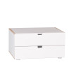 Manis-h commode avec 2 tiroirs Blanche-Neige