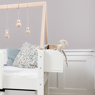 Manis-h cot shelf Snow white