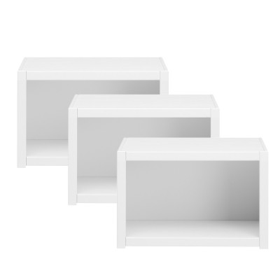 Lifetime 3x Regale Weiss Lackiert