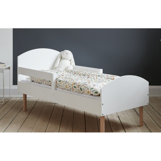 Manis-h Junior Retrobett mit Buchebeine Snow white