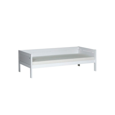 Base letto Lifetime combi 1- 120x200 cm con box letto e struttura a doghe deluxe bianca