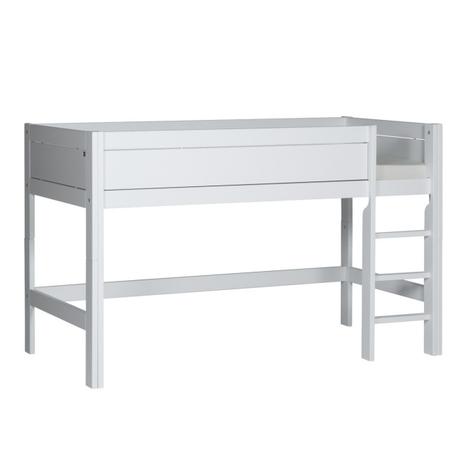 Lifetime Half-height bed Kombi 1 - with roller floor and safety elevation white