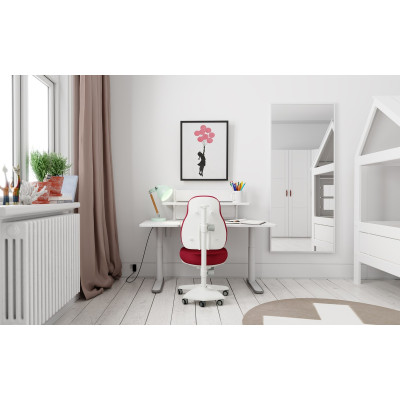 Lifetime Children's Office Chair Ergo Dark Red Grey