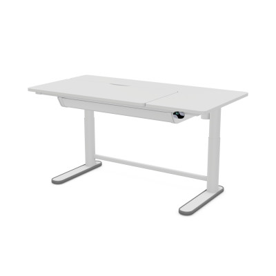 Lifetime desk ERGO left tiltable part electrically adjustable