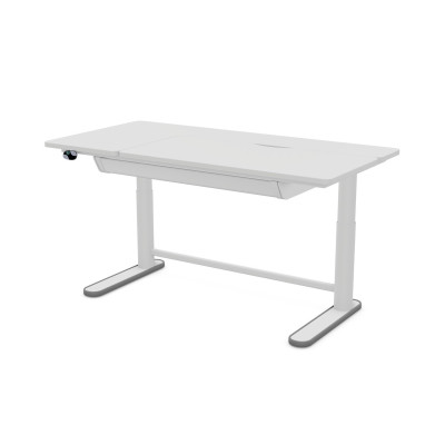 Lifetime desk ERGO right tiltable part electrically adjustable