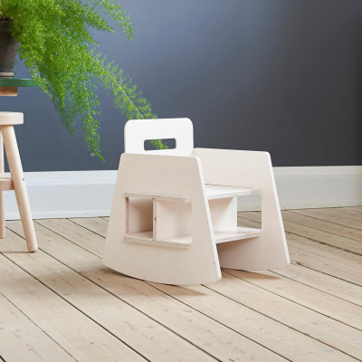 Manis-h FLIP Vip Stuhl - Fantastische Stuhl für Kinder White Wash