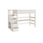 Lifetime Kidsrooms Lit Mezzanine Deluxe Cadre à lattes Whitewash 120x200