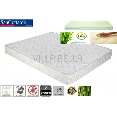 San Gottardo Trio Bamboo Matratze 140 x 200 cm