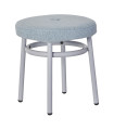 Lifetime Chill stool with upholstered seat frosted blue