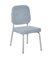 Lifetime Chill chair with upholstered seat frosted blue