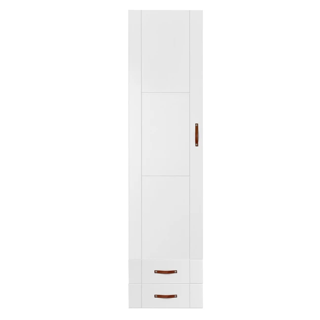 Lifetime short cabinet door + 2 small drawers 50 cm white